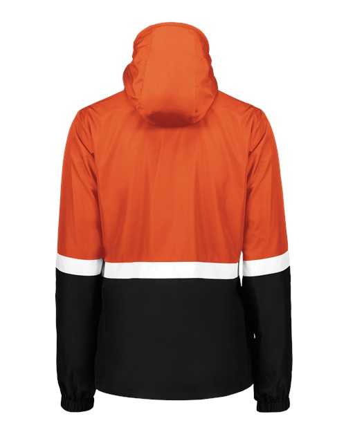 Holloway 229787 Women&#39;s Turnabout Reversible Hooded Jacket - Orange Black - HIT a Double
