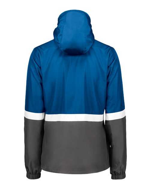 Holloway 229787 Women&#39;s Turnabout Reversible Hooded Jacket - Royal Carbon - HIT a Double