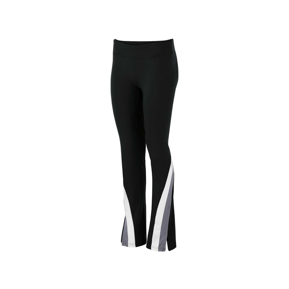 Holloway 229973 Girls&#39; Aerial Pant - Black Graphite White - HIT a Double