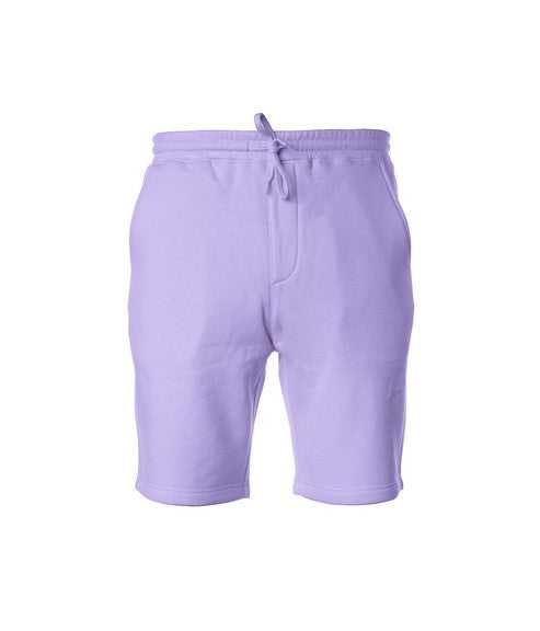 Independent Trading Co IND20SRT Midweight Fleece Shorts - Lavender - HIT a Double - 1
