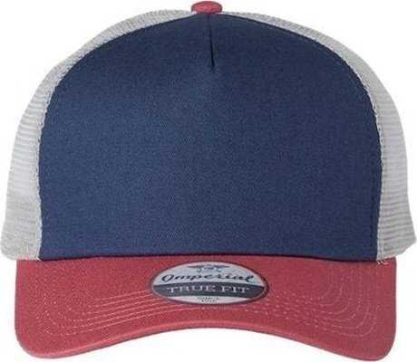 Imperial 1287 North Country Trucker Cap - Royal/ Nantucket/ Gray - HIT a Double - 1