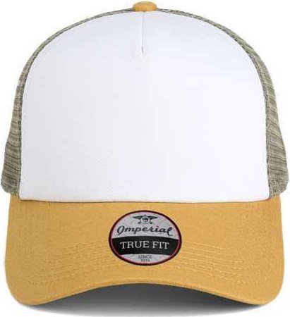 Imperial 1287 North Country Trucker Cap - White Wheat Elmwood - HIT a Double
