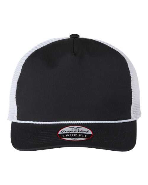 Imperial 5055 The Rabble Rouser Cap - Black White White - HIT a Double