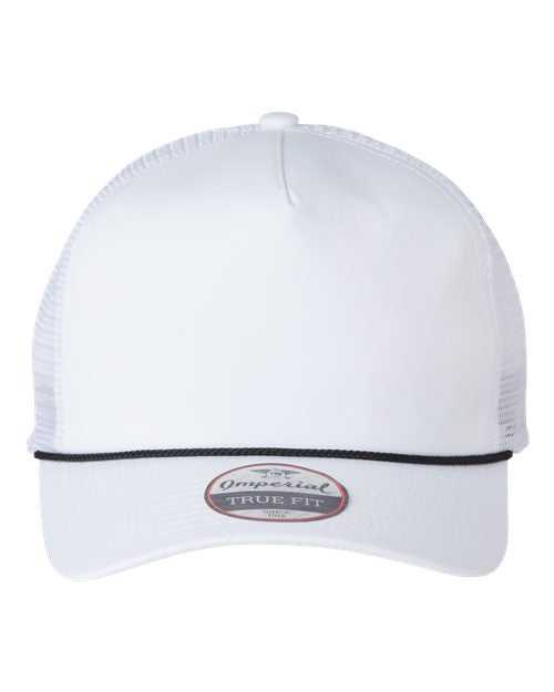 Imperial 5055 The Rabble Rouser Cap - White White Black - HIT a Double
