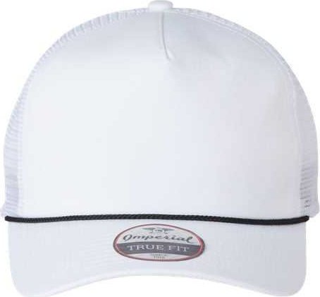 Imperial 5055 The Rabble Rouser Cap - White White Black - HIT a Double