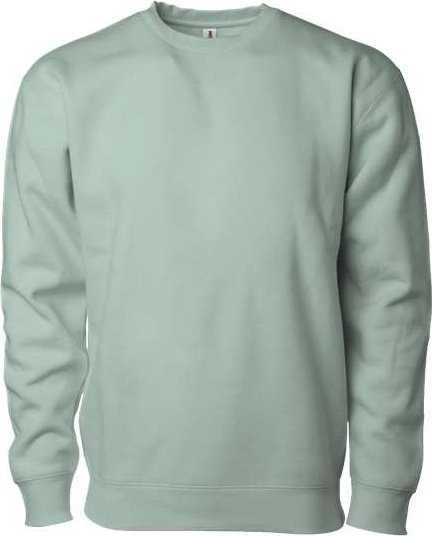 Independent Trading Co. IND3000 Heavyweight Crewneck Sweatshirt - Dusty Sage - HIT a Double - 1