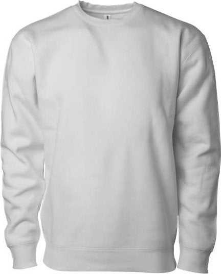 Independent Trading Co. IND3000 Heavyweight Crewneck Sweatshirt - White - HIT a Double - 1