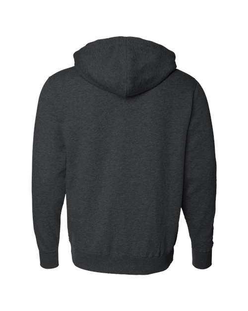 Independent Trading Co AFX4000Z Full-Zip Hooded Sweatshirt - Charcoal Heather - HIT a Double