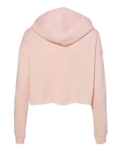 Independent Trading Co AFX64CRP Womens Lightweight Cropped Hooded Sweatshirt - Blush - HIT a Double