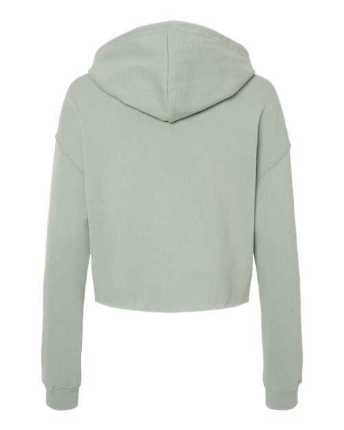 Independent Trading Co AFX64CRP Womens Lightweight Cropped Hooded Sweatshirt - Sage - HIT a Double
