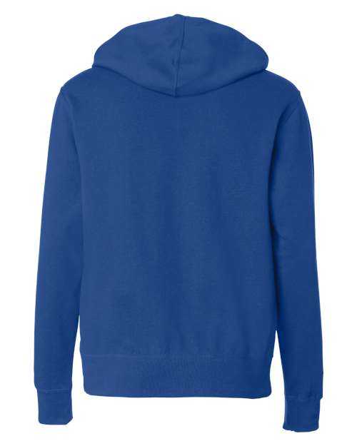 Independent Trading Co AFX90UNZ Unisex Lightweight Full-Zip Hooded Sweatshirt - Cobalt - HIT a Double