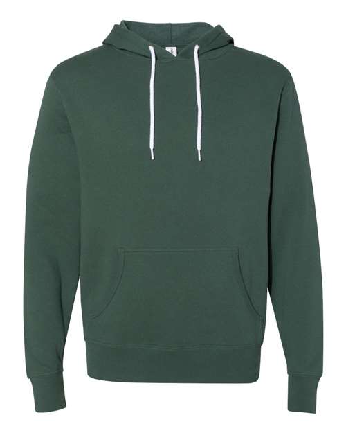 Independent Trading Co AFX90UN Unisex Lightweight Hooded Sweatshirt - Alpine Green - HIT a Double