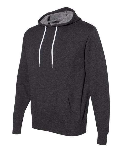 Independent Trading Co AFX90UN Unisex Lightweight Hooded Sweatshirt - Charcoal Heather - HIT a Double