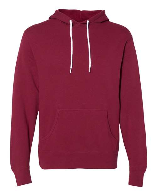 Independent Trading Co AFX90UN Unisex Lightweight Hooded Sweatshirt - Currant - HIT a Double