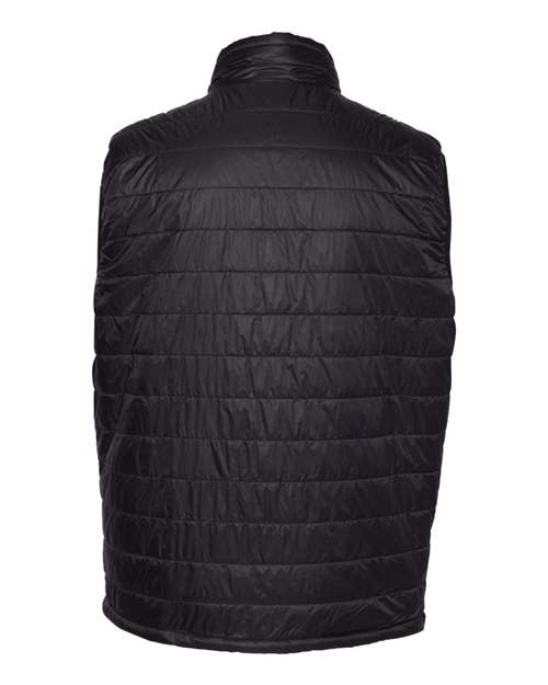 Independent Trading Co EXP120PFV Puffer Vest - Black - HIT a Double