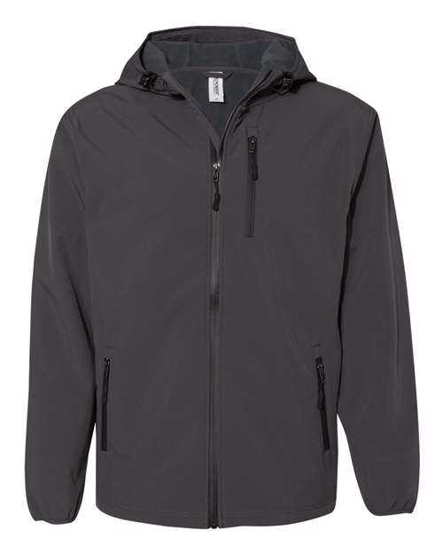 Independent Trading Co EXP35SSZ Poly-Tech Soft Shell Jacket - Graphite - HIT a Double