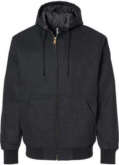 Independent Trading Co EXP550Z Insulated Canvas Workwear Jacket - Black&quot; - &quot;HIT a Double
