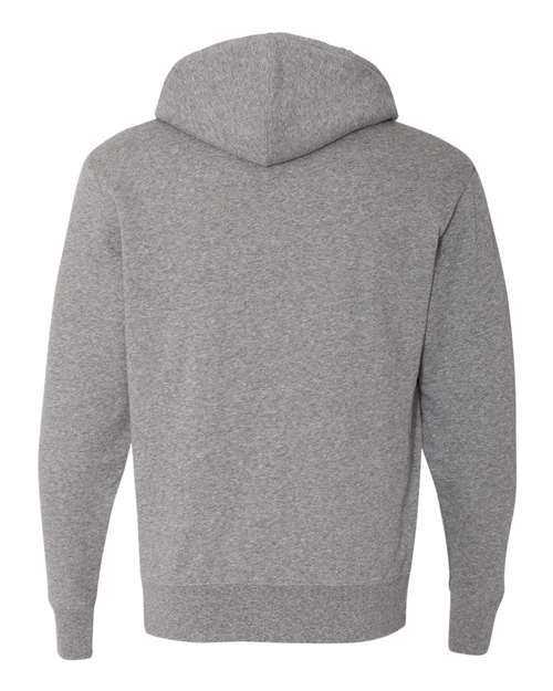 Independent Trading Co EXP90SHZ Unisex Sherpa-Lined Hooded Sweatshirt - Salt &amp; Pepper - HIT a Double