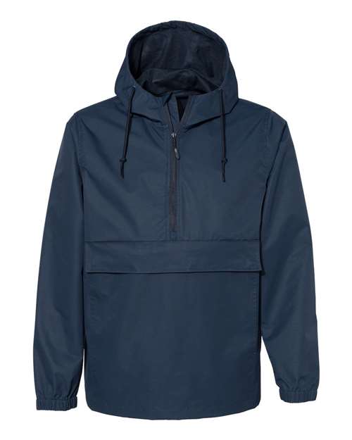 Independent Trading Co EXP94NAW Nylon Anorak - Classic Navy - HIT a Double
