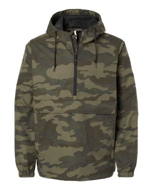 Independent Trading Co EXP94NAW Nylon Anorak - Forest Camo - HIT a Double
