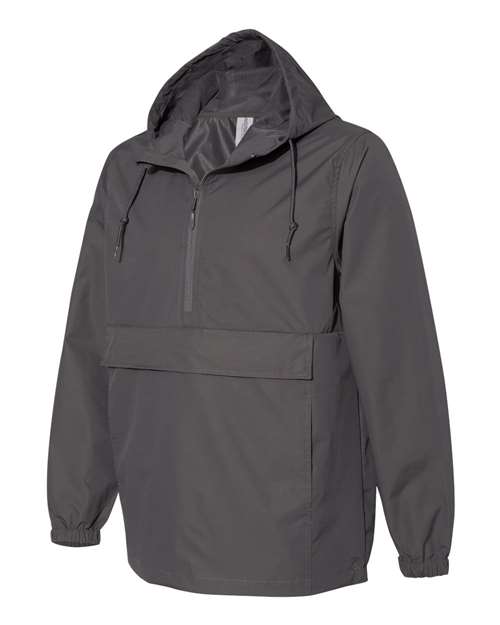 Independent Trading Co EXP94NAW Nylon Anorak - Graphite - HIT a Double