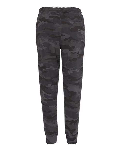 Independent Trading Co IND20PNT Midweight Fleece Pants - Black Camo - HIT a Double