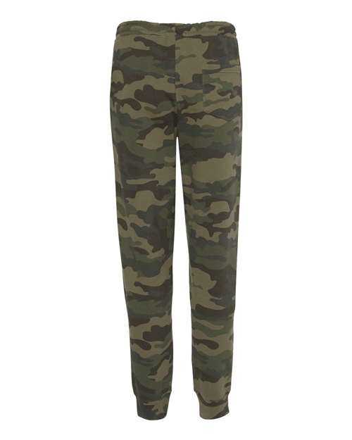Independent Trading Co IND20PNT Midweight Fleece Pants - Forest Camo - HIT a Double