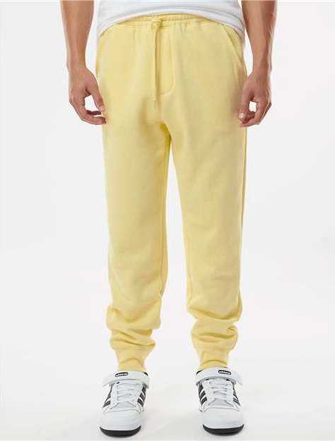 Independent Trading Co IND20PNT Midweight Fleece Pants - Light Yellow" - "HIT a Double