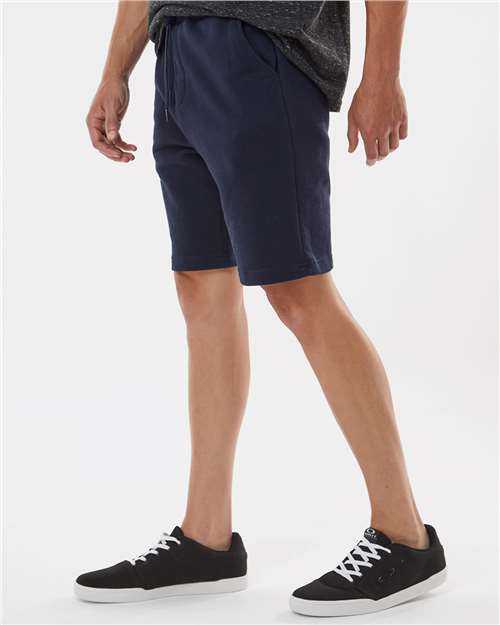 Independent Trading Co IND20SRT Midweight Fleece Shorts - Classic Navy&quot; - &quot;HIT a Double
