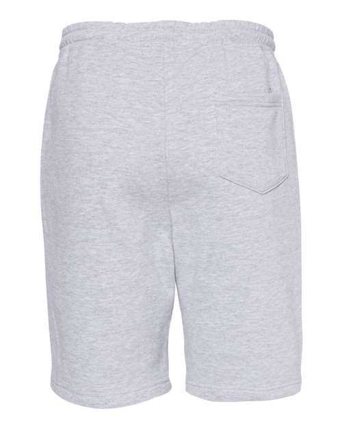 Independent Trading Co IND20SRT Midweight Fleece Shorts - Grey Heather - HIT a Double