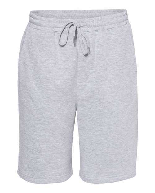Independent Trading Co IND20SRT Midweight Fleece Shorts - Grey Heather - HIT a Double