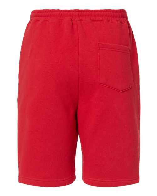 Independent Trading Co IND20SRT Midweight Fleece Shorts - Red - HIT a Double