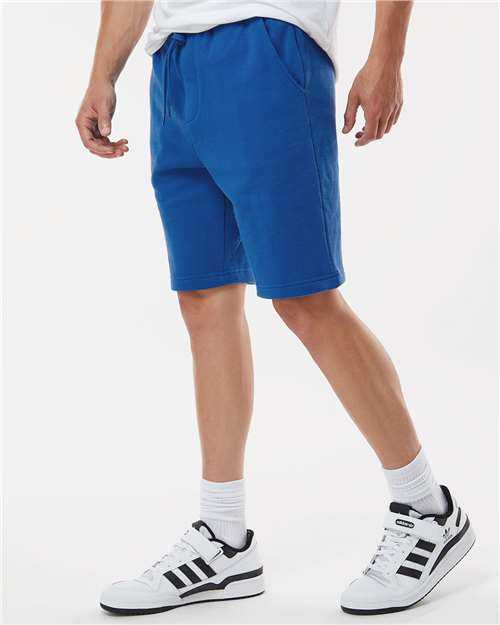 Independent Trading Co IND20SRT Midweight Fleece Shorts - Royal&quot; - &quot;HIT a Double