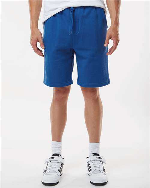 Independent Trading Co IND20SRT Midweight Fleece Shorts - Royal&quot; - &quot;HIT a Double