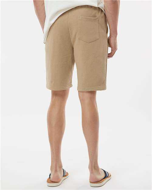Independent Trading Co IND20SRT Midweight Fleece Shorts - Sandstone&quot; - &quot;HIT a Double