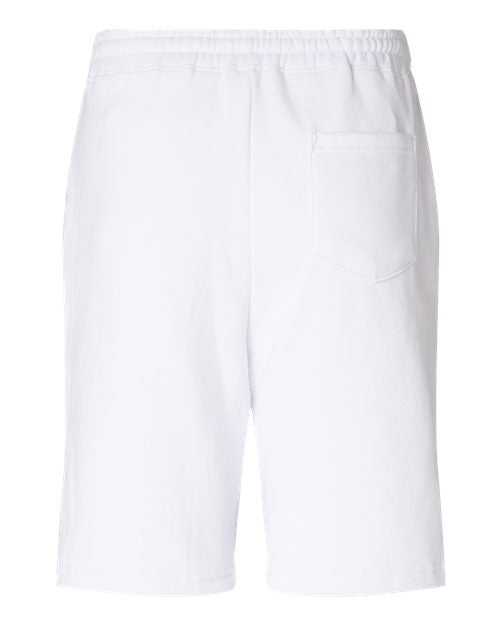 Independent Trading Co IND20SRT Midweight Fleece Shorts - White - HIT a Double