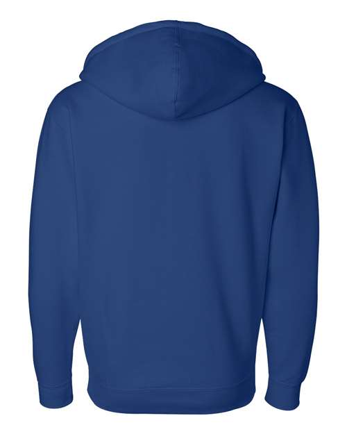 Independent Trading Co IND4000Z Heavyweight Full-Zip Hooded Sweatshirt - Royal - HIT a Double