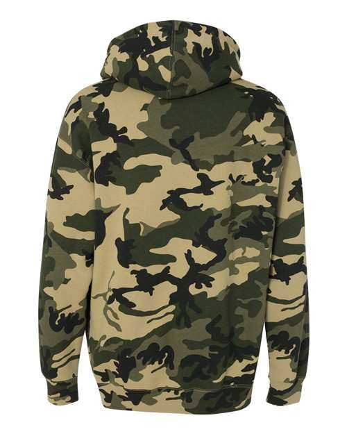 Independent Trading Co IND4000 Heavyweight Hooded Sweatshirt - Army Camo - HIT a Double