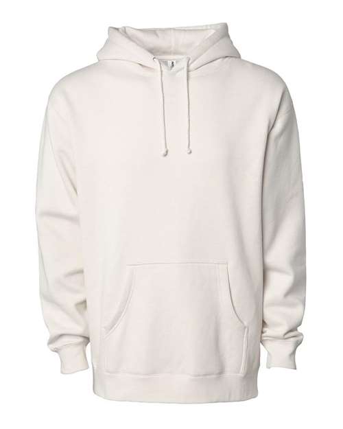 Independent Trading Co IND4000 Heavyweight Hooded Sweatshirt - Bone - HIT a Double