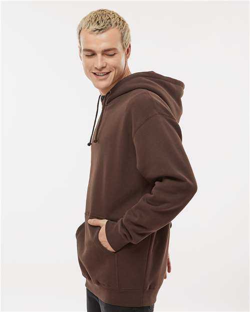 Independent Trading Co IND4000 Heavyweight Hooded Sweatshirt - Brown&quot; - &quot;HIT a Double