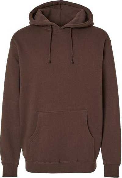 Independent Trading Co IND4000 Heavyweight Hooded Sweatshirt - Brown" - "HIT a Double