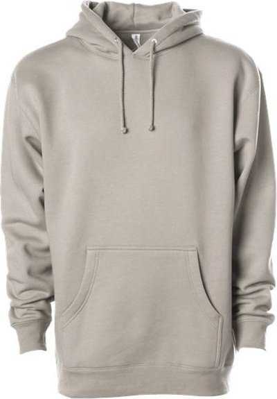 Independent Trading Co IND4000 Heavyweight Hooded Sweatshirt - Cement&quot; - &quot;HIT a Double