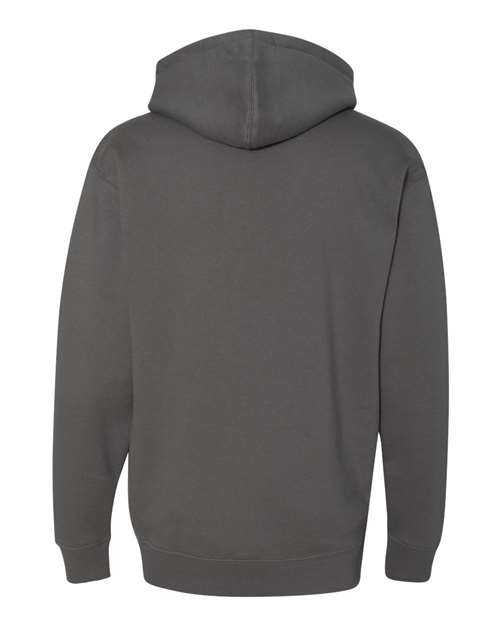 Independent Trading Co IND4000 Heavyweight Hooded Sweatshirt - Charcoal - HIT a Double
