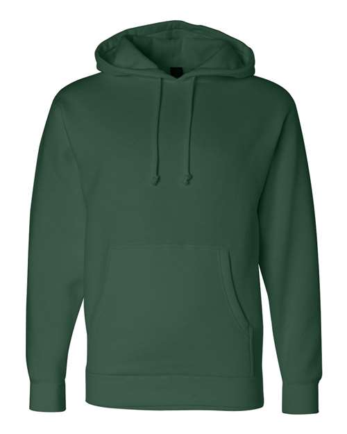 Independent Trading Co IND4000 Heavyweight Hooded Sweatshirt - Dark Green - HIT a Double