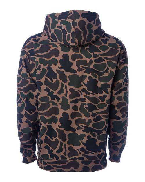 Independent Trading Co IND4000 Heavyweight Hooded Sweatshirt - Duck Camo - HIT a Double - 2