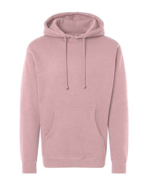 Independent Trading Co IND4000 Heavyweight Hooded Sweatshirt - Dusty Pink - HIT a Double - 1