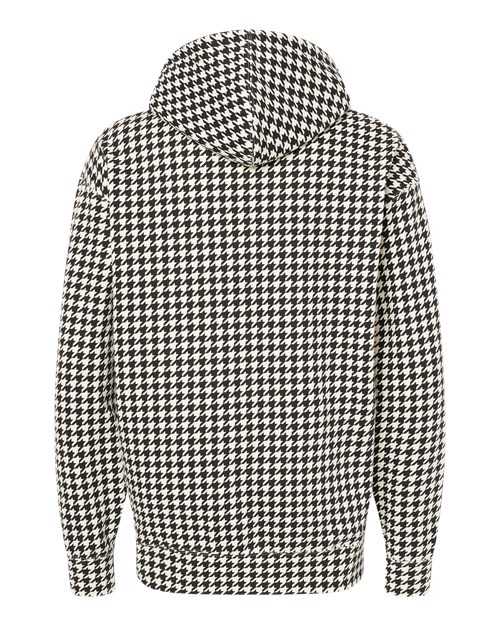 Independent Trading Co IND4000 Heavyweight Hooded Sweatshirt - Houndstooth - HIT a Double