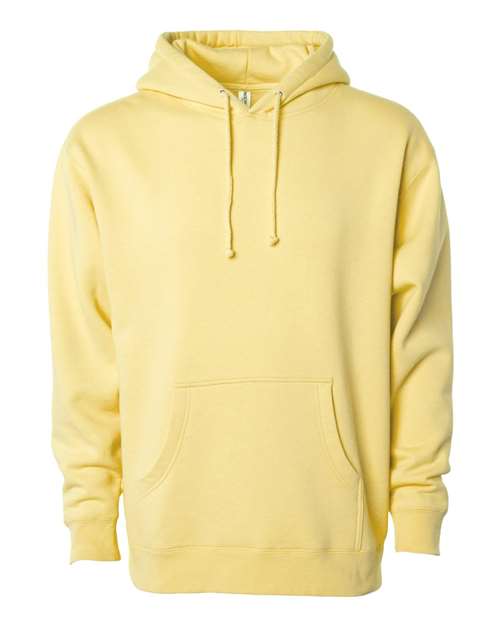 Independent Trading Co IND4000 Heavyweight Hooded Sweatshirt - Light Yellow - HIT a Double