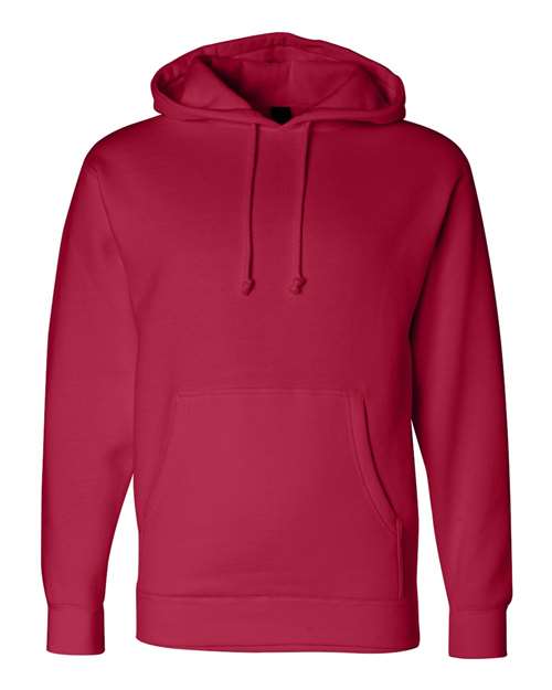 Independent Trading Co IND4000 Heavyweight Hooded Sweatshirt - Red - HIT a Double