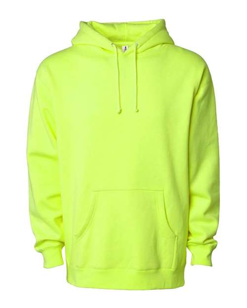 Independent Trading Co IND4000 Heavyweight Hooded Sweatshirt - Safety Yellow - HIT a Double
